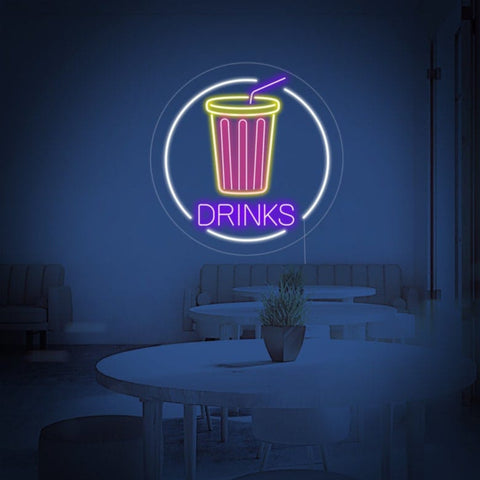 Drinks Neon Sign