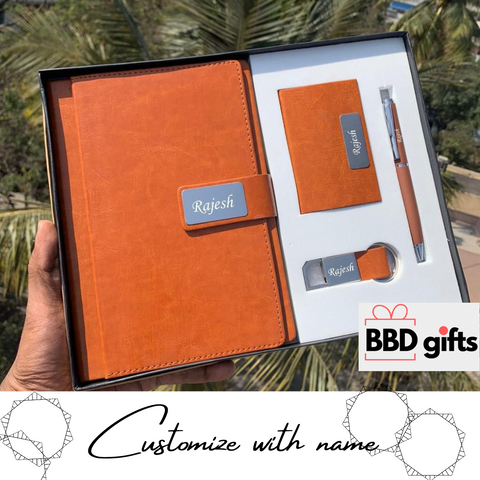 Customized Corporate Combo with Card Holder | Premium Corporate Gift Hamper for Offices