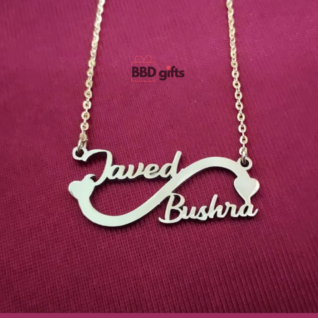 Name Necklace For Couple - Anniversary Gifts - Couple Gifts - Mangalsutra Chain
