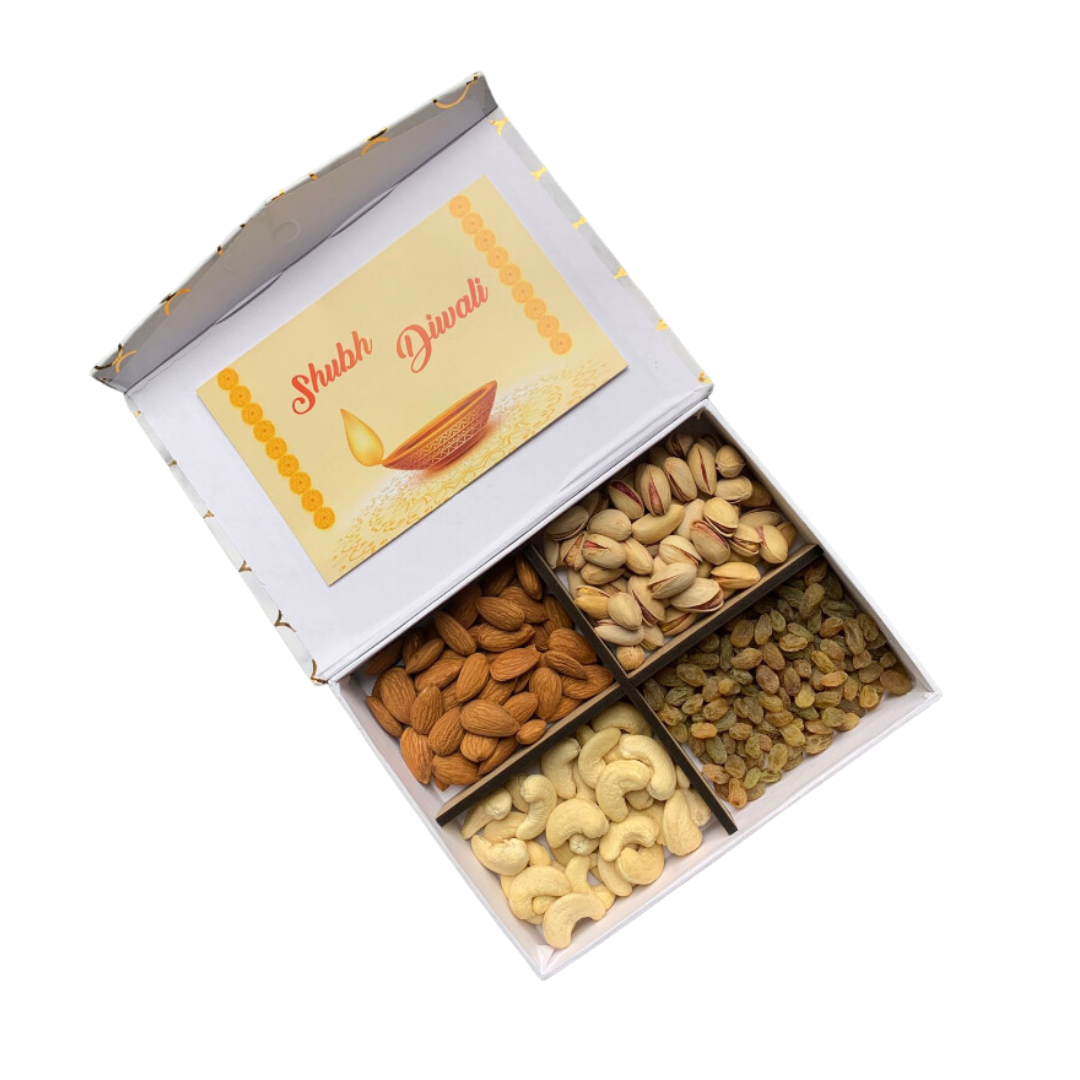 Buy Premium 4 in 1 Dry Fruit Gift Box Online at Best Price | Kumbhat Dry  Fruits