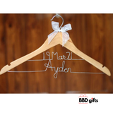 Personalized Wire and  Bridal Hanger | Bridesmaid Hangers| Bride Hanger |  Mrs Hanger | Wedding Hangers | Custom hanger