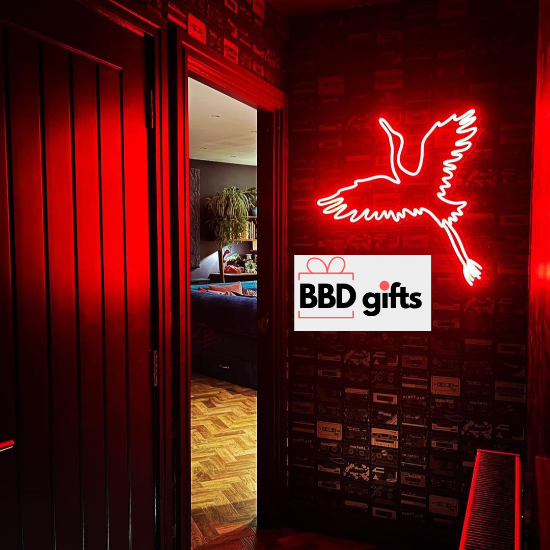 Customized neon light with flamingo logo - BBD GIFTS