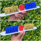 3D Name Plank