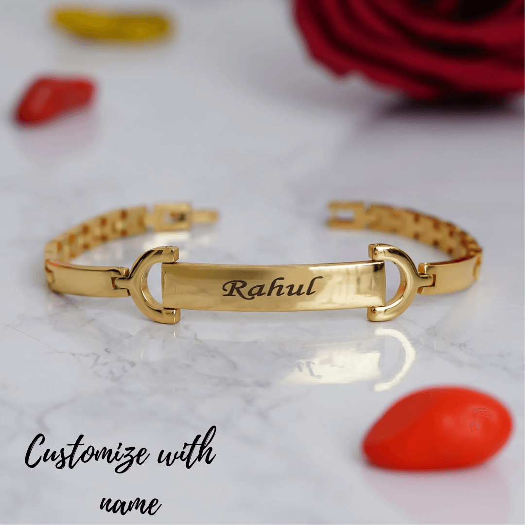 Personalised rakhi bracelet discount