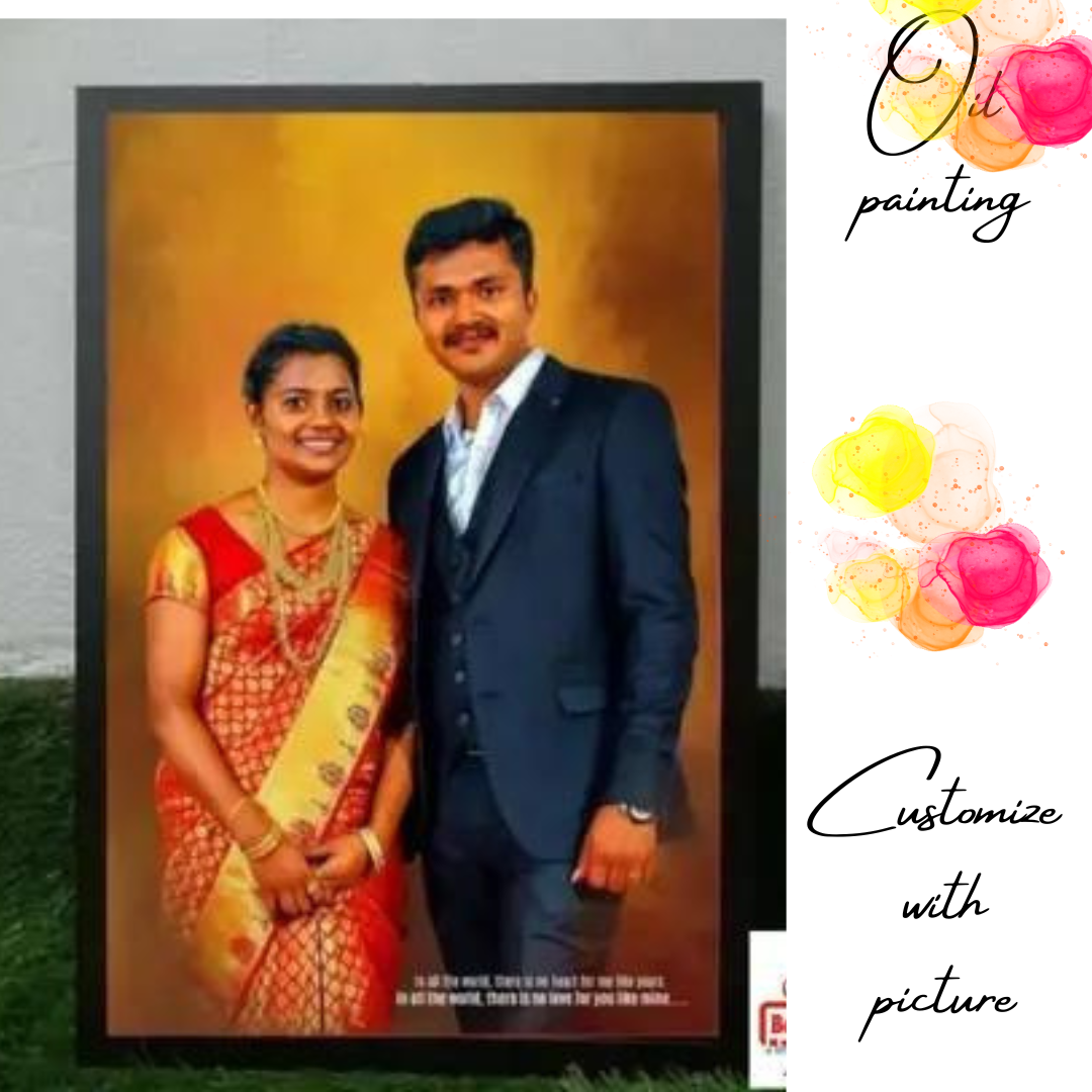Customized Oil Painting - Photo Frames - Best Wedding Gifts - Birthday Gift Ideas