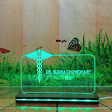 Customized Table Top With LED | Best gift for doctor | special doctor gift