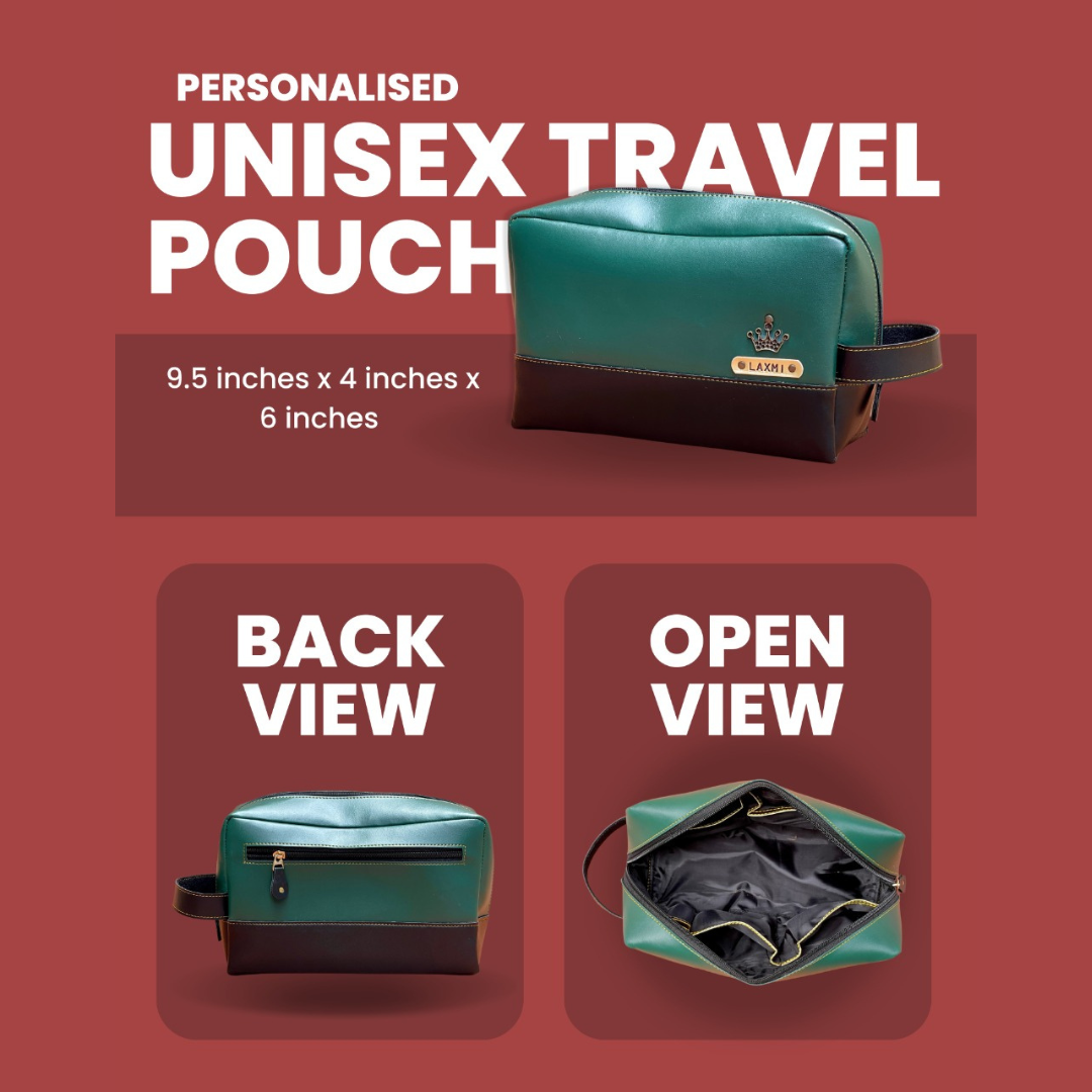 Personalized Unisex Travel Pouches | Unisex bags | Travel pouches for men and women | Unisex pouches for travelling | Unisex pouches under 1000 rs