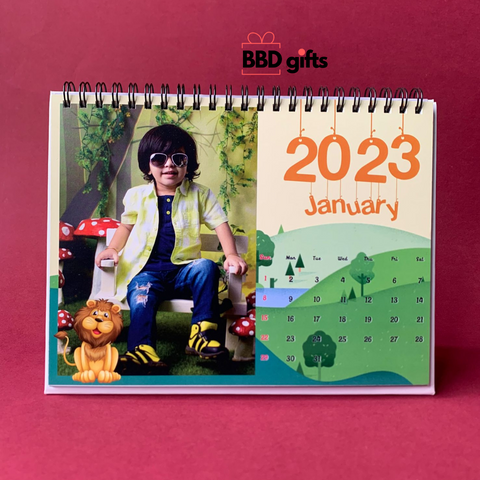 Kids Table Top Calendar 2023 | Kids calender 2023 | Calendar with pictures | 2023 calendar under 500 rs | 2023 calendar for kids bedroom - BBD GIFTS