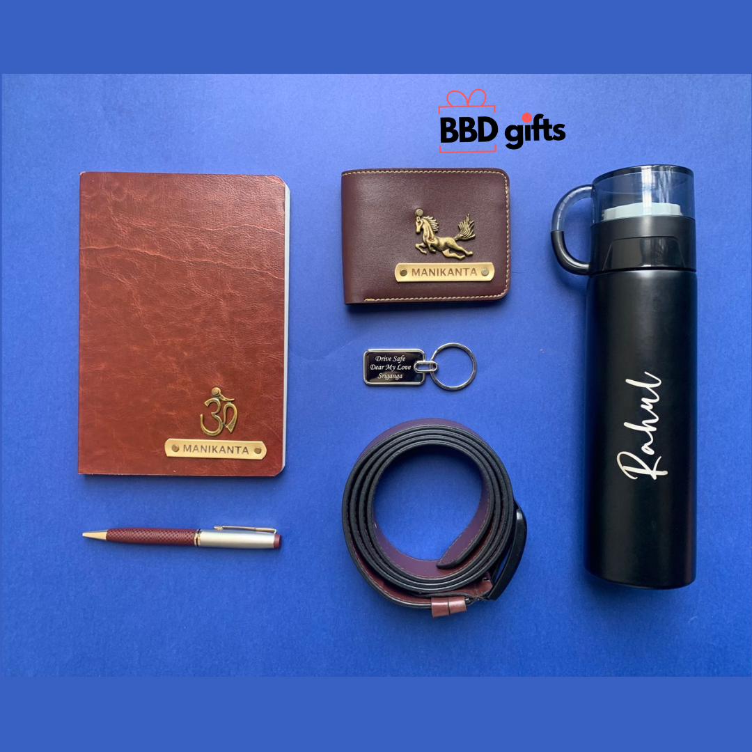 Personalized Wallet Combo | Customised Mens Gift Hamper | Gift for him –  BBD GIFTS