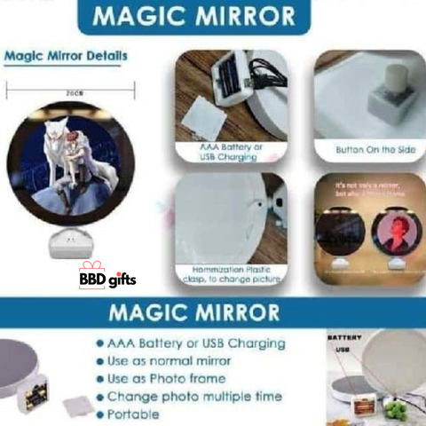 Personlized Magic Mirror - Magic Mirror - Best Birthday Gift - Anniversary Gift - BBD GIFTS