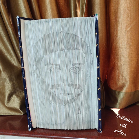 Personalized Portrait Shadow Book Folding Art,