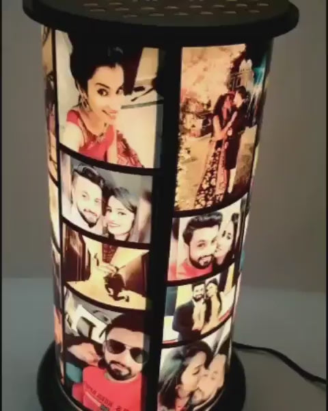 Rotating Table Lamp, Led Light Photo Night Lamp - Gift for special per –  Kanha craft