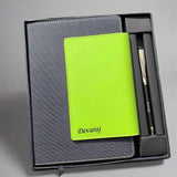 Customized Diary With Card Holder & Pen | Personalized Corporate Gifts