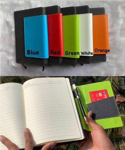 Personalized Diary with Card Holder & Pen – Customized Corporate Gifts - BBD GIFTS