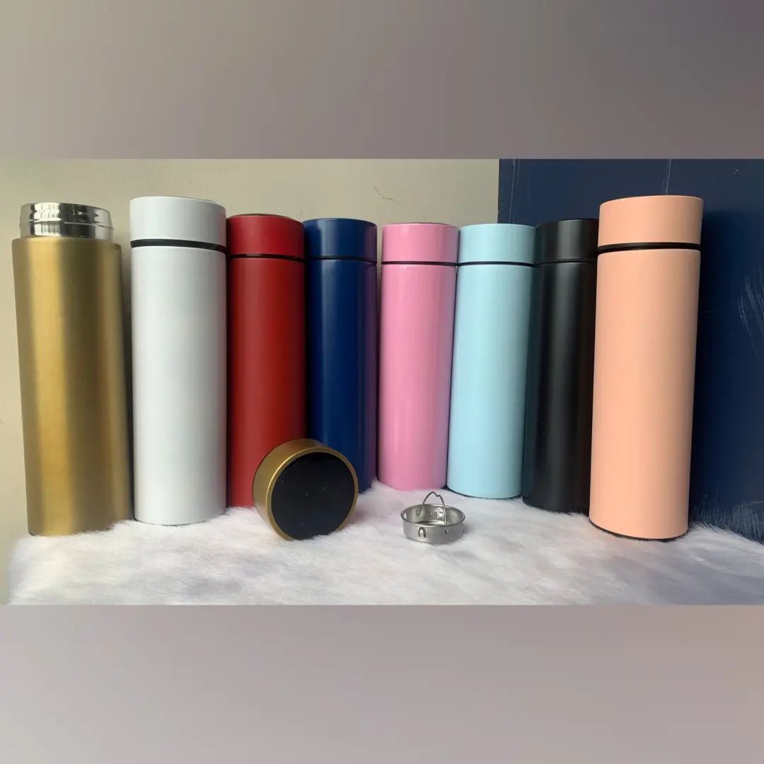 Customized Hot and cold Temperature LED Flask