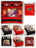 Customised Bedsheet | Personalized collegues bedsheet | couple bedsheets