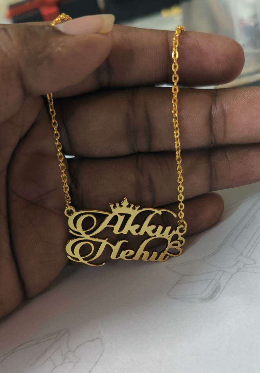 Name Pendant Necklace Personalized Name Necklace Gift For Her