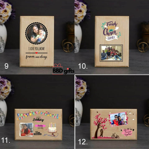 Customized Wooden Table Top Frame - BBD GIFTS