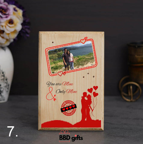 Customized Wooden Table Top Frame - BBD GIFTS