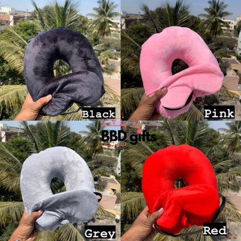 Customized Travel Pillow | Eye mask | Travel accessories | gift for lovers | Gift for him | Gift for her