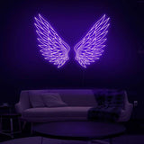 Purple Neon wings | Neons | Neon sign | Custom neon