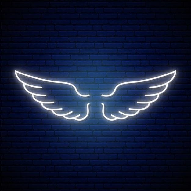 Neon lights | Neon wings | Wings