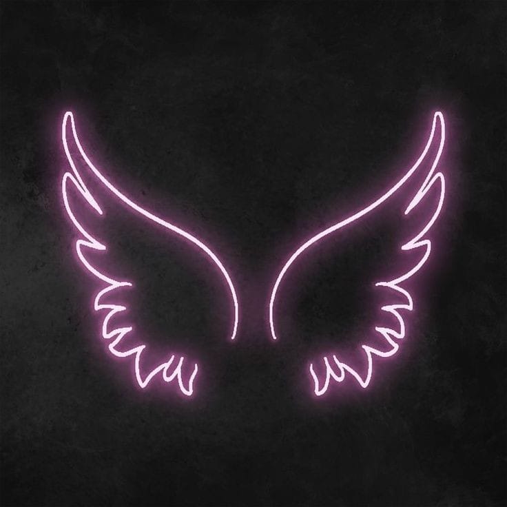 Butterfly wings | Neon light | Neon Signs | Angel Wings