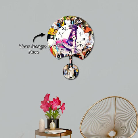 Customised photo clock | Customise pendulum clock - BBD GIFTS