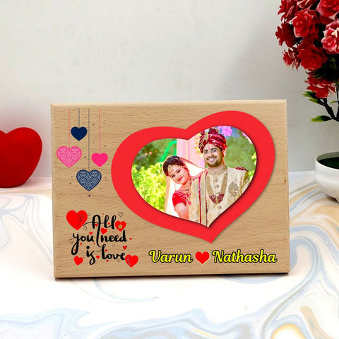 Valentine Wooden Frame - BBD GIFTS