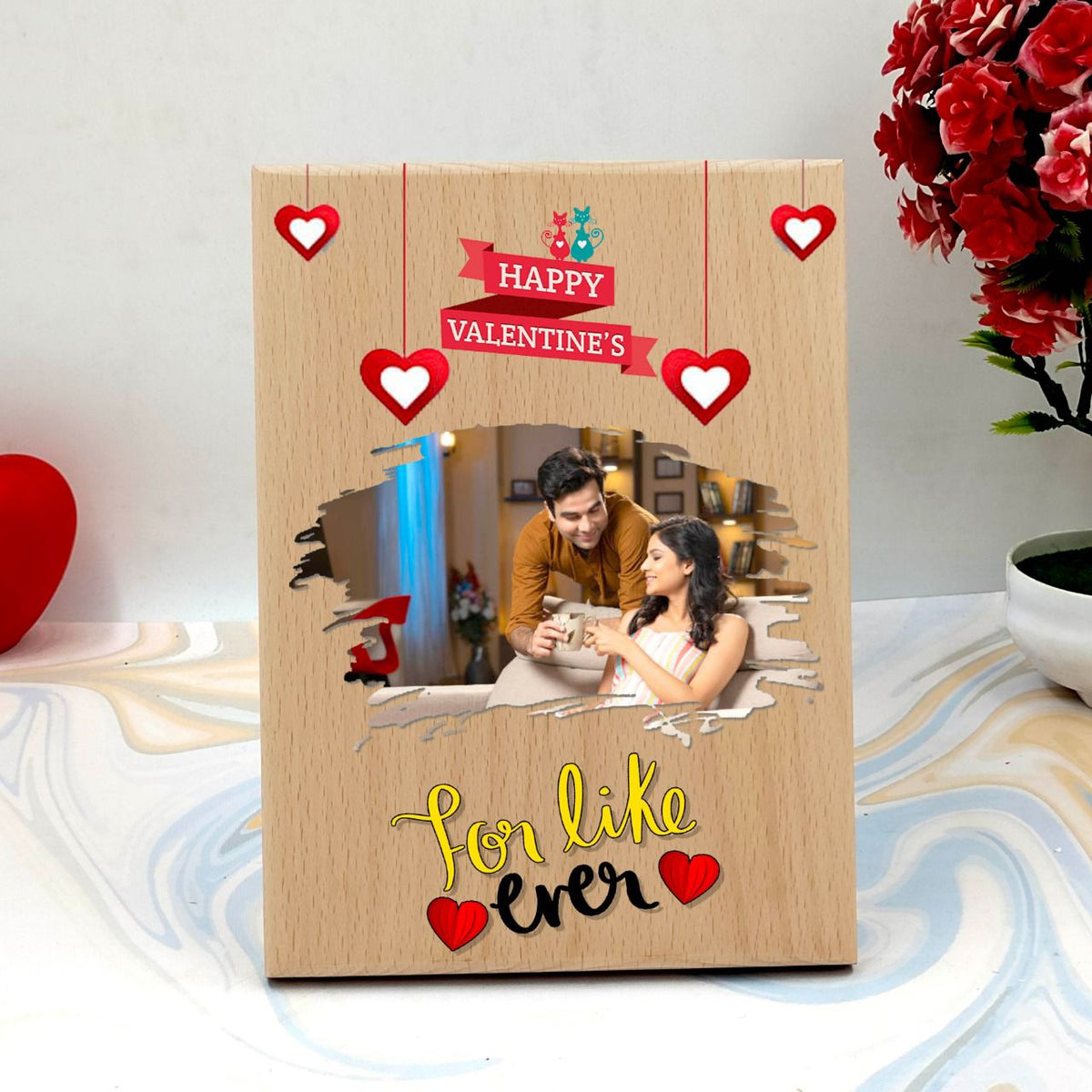 Valentine Wooden Frame - BBD GIFTS