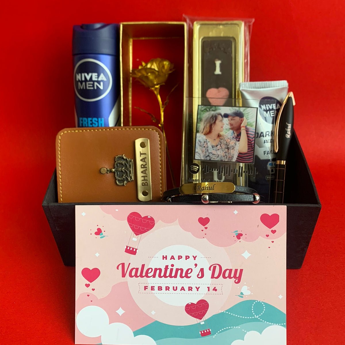 Custom valentine's day hamper | useful gift for him |