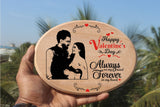 Customized Oval shape Wooden photo frame