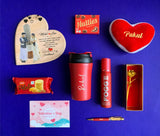 Valentines day hamper | red combo |