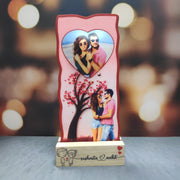 Customized 3D embossed Heart Stand