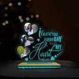 CUSTOMIZED ACRYLIC LOVE LED LAMP