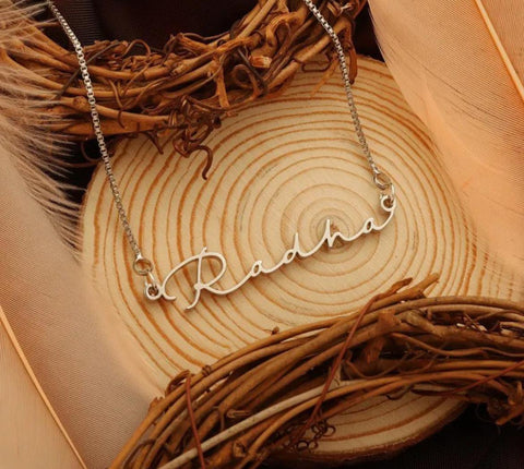 Signature Name Pendant