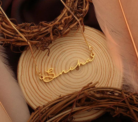 Signature Name Pendant