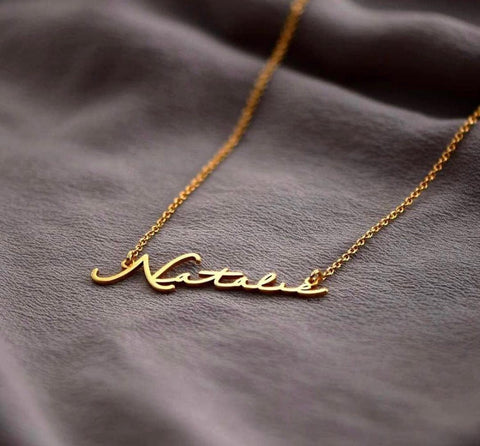 Signature Name Pendant