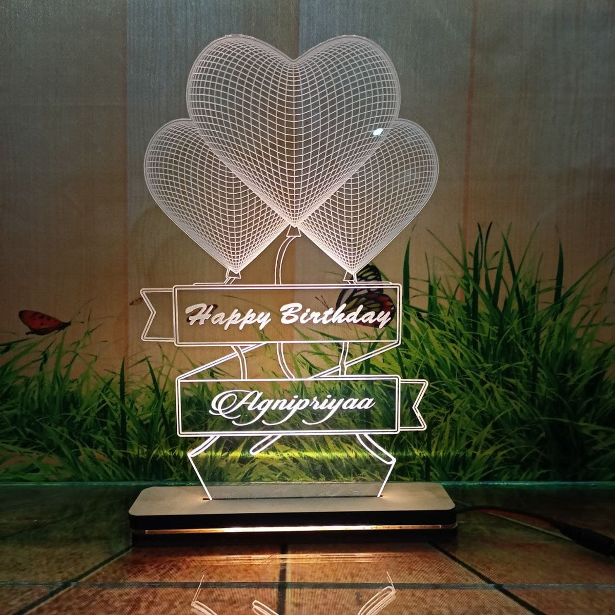 Led lamp for birthday 