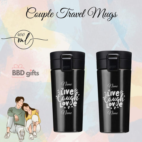 Personalized Couple Travel Mug | Couple Travel Mug | King Queen Travel Mug | Couples Gift | Romantic Gift For Anniversary | Wedding