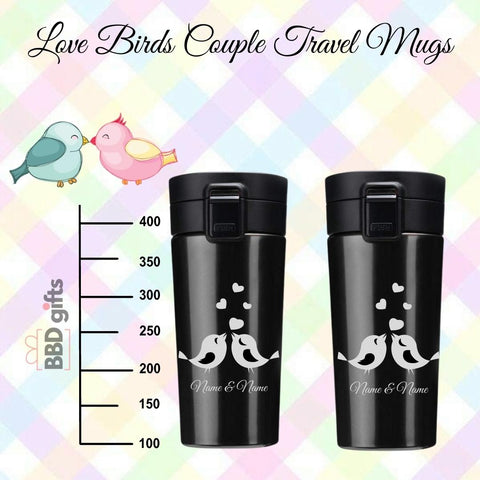 Personalized Couple Travel Mug | Couple Travel Mug | King Queen Travel Mug | Couples Gift | Romantic Gift For Anniversary | Wedding