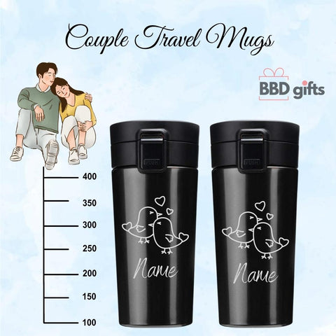 Personalized Couple Travel Mug | Couple Travel Mug | King Queen Travel Mug | Couples Gift | Romantic Gift For Anniversary | Wedding