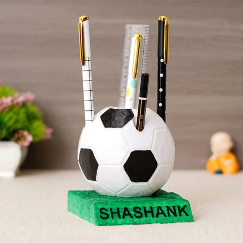 Football pen holding stand|Kids table decor| Kids pen stand