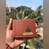 Personalised Croc wallet - Customized Mens Wallet - Gifts For Boyfriend - Gift Ideas For Husband - Name Wallet