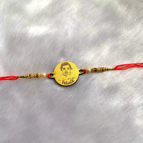 Customised photo rakhi