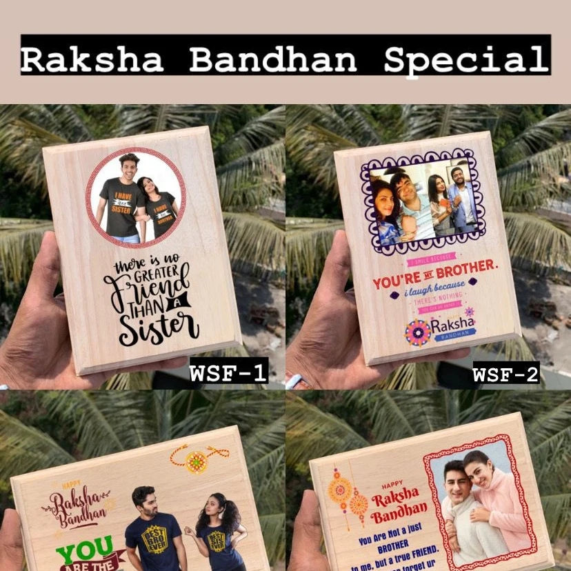 Special wooden frame | memorable gift for rakshabandhan🥰🎁