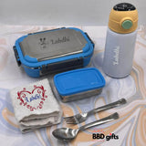 Customized LUNCH Box & Sipeer Bottel  Combo | Tiffin sets