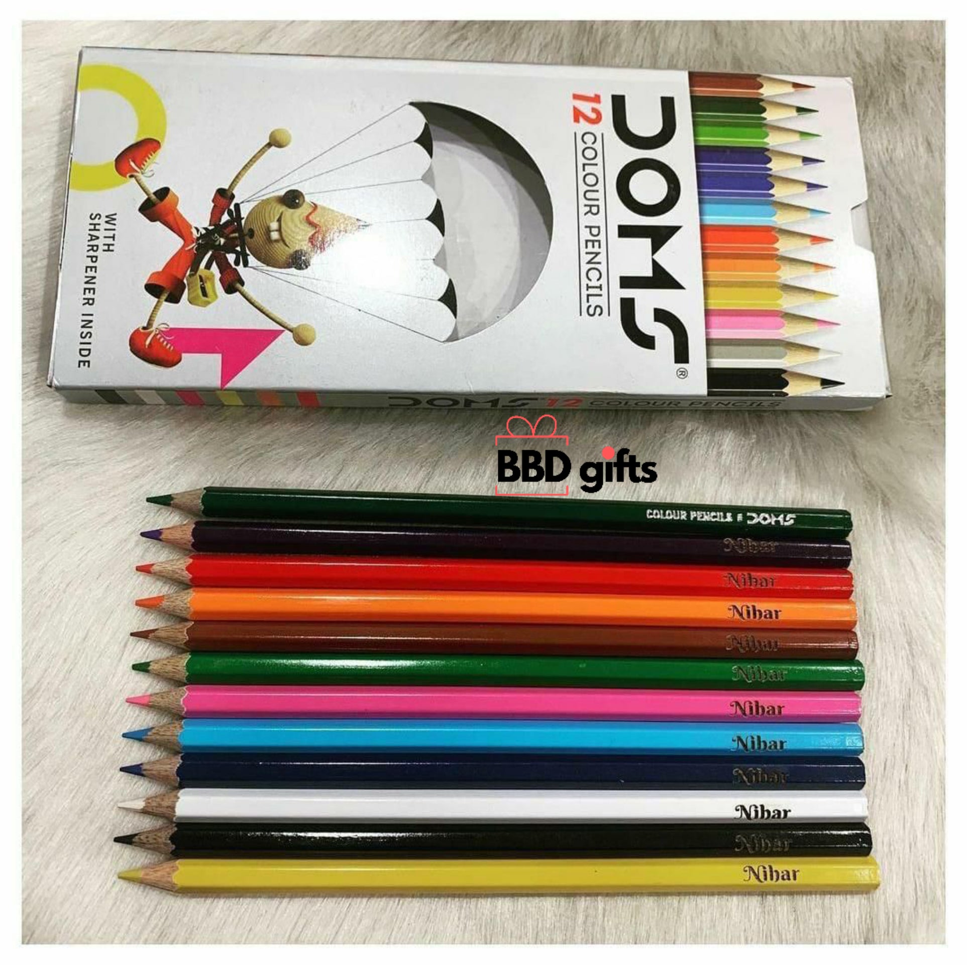 Customized colour pencils