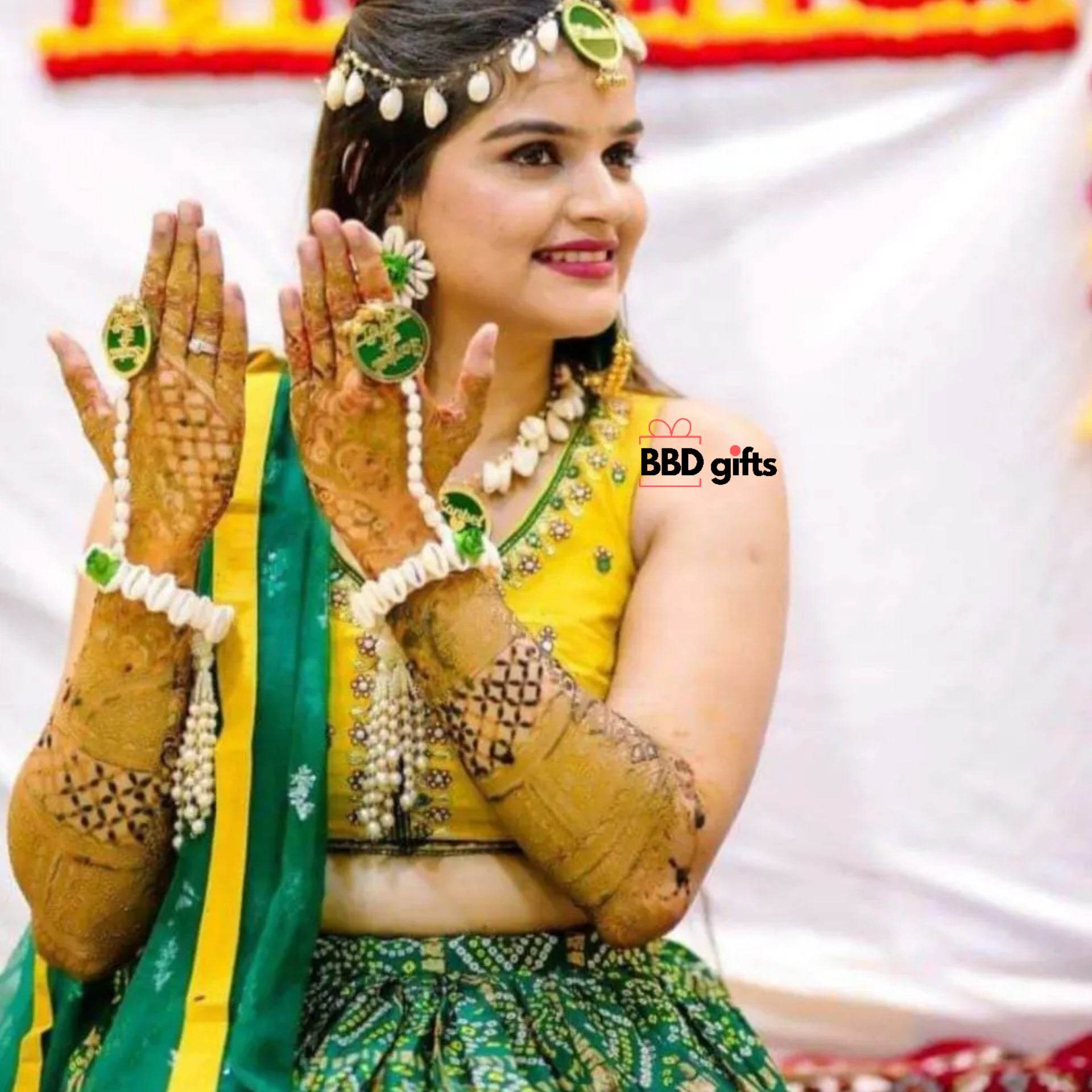 Mehndi Jewellery Haldi Wedding Jewellery Bridal Jewellery Set