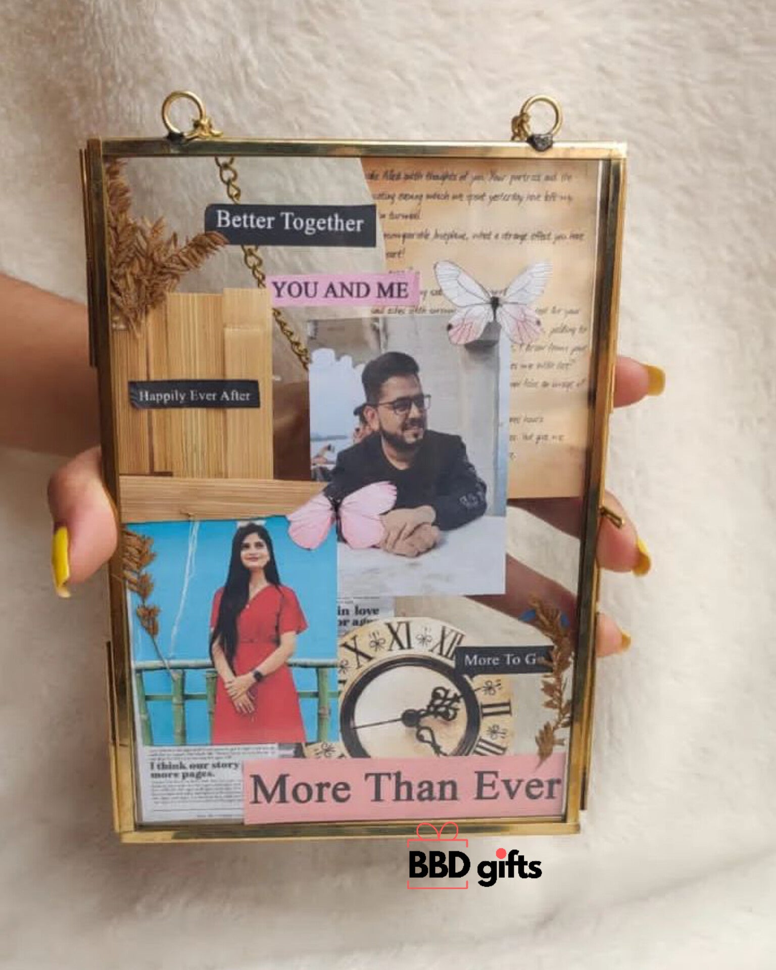 Personalized Vintage frame gift for valentines day | Anniversary Gift | Birthday Gift | Valentine's day Special 2023